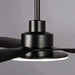52" Bohemian Industrial DC Motor Downrod Mount Reversible Ceiling Fan with Lighting and Remote Control - Sweatfully