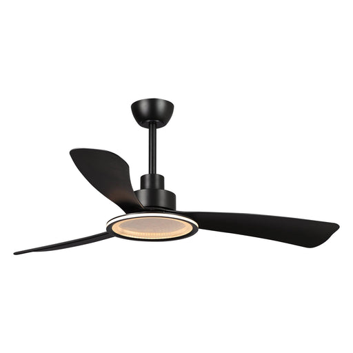 52" Bohemian Industrial DC Motor Downrod Mount Reversible Ceiling Fan with Lighting and Remote Control - Sweatfully