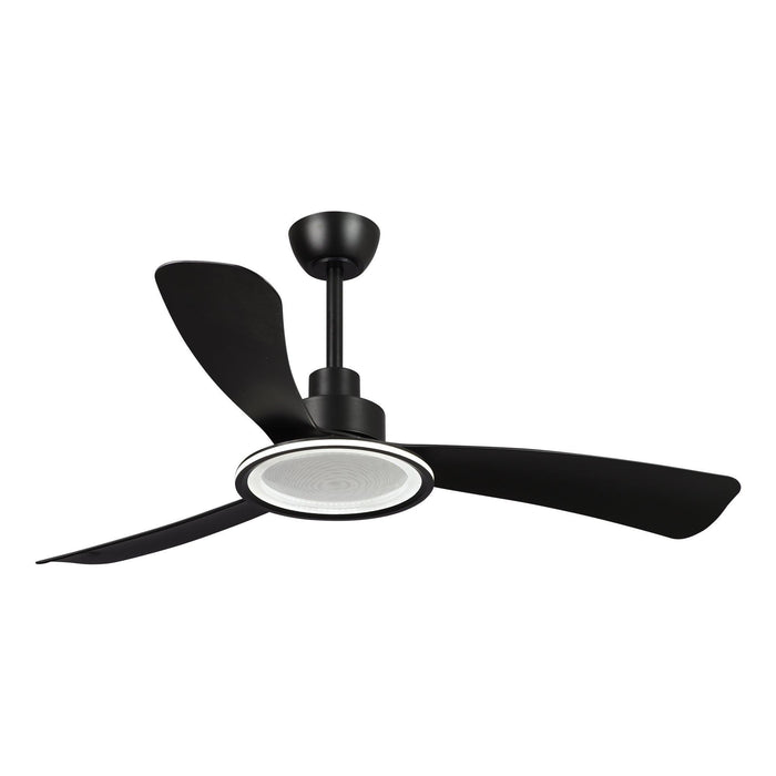 52" Bohemian Industrial DC Motor Downrod Mount Reversible Ceiling Fan with Lighting and Remote Control - Sweatfully