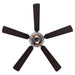 52" 5 Blades DC Motor Modern Flush Mount Ceiling Fan - Sweatfully