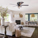 52" 5 Blades DC Motor Modern Flush Mount Ceiling Fan - Sweatfully