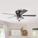 52" 5 Blades DC Motor Modern Flush Mount Ceiling Fan - Sweatfully