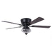 52" 5 Blades DC Motor Modern Flush Mount Ceiling Fan - Sweatfully