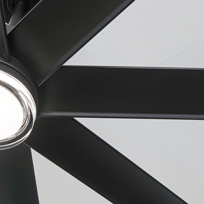 72 Inch Daugava Modern Downrod Mount Smart Fan with LED Light - Sweatfully
