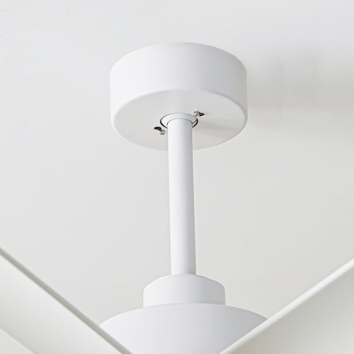 72 Inch Daugava Modern Downrod Mount Smart Fan with LED Light - Sweatfully