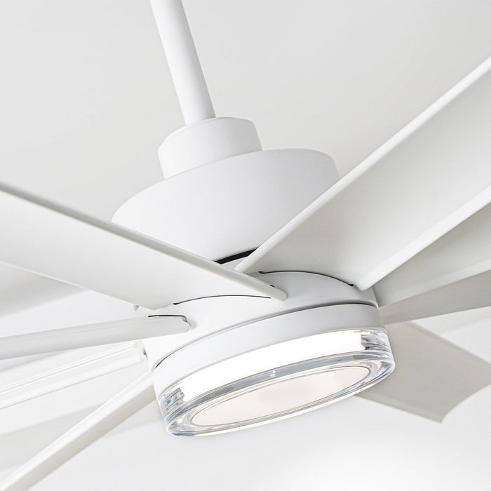 72 Inch Daugava Modern Downrod Mount Smart Fan with LED Light - Sweatfully