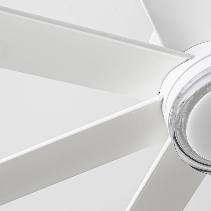72 Inch Daugava Modern Downrod Mount Smart Fan with LED Light - Sweatfully