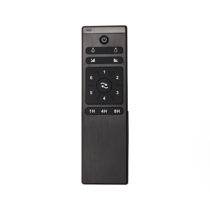 84 Inch 100 Inch Padus Black Large Size Ceiling Fan with Dimmable Lighting and Remote Control - Sweatfully