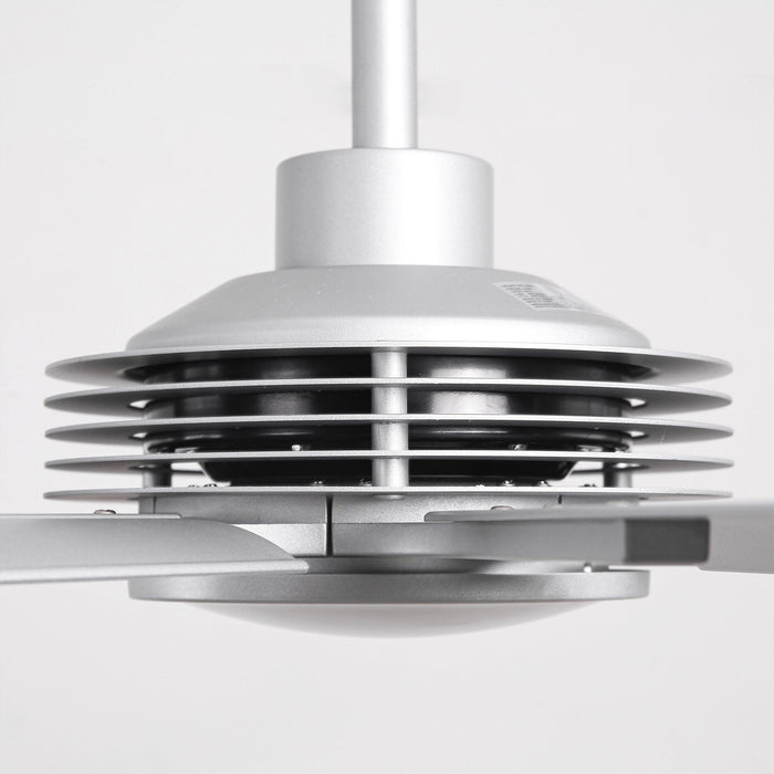 84 Inch 100 Inch Padus Black Large Size Ceiling Fan with Dimmable Lighting and Remote Control - Sweatfully