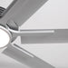 84 Inch 100 Inch Padus Black Large Size Ceiling Fan with Dimmable Lighting and Remote Control - Sweatfully