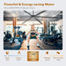 120 Inch HVLS Fan Jupiter Industrial Aluminum Extra Large Ceiling Fan with Remote Control - Sweatfully