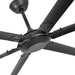 120 Inch HVLS Fan Jupiter Industrial Aluminum Extra Large Ceiling Fan with Remote Control - Sweatfully