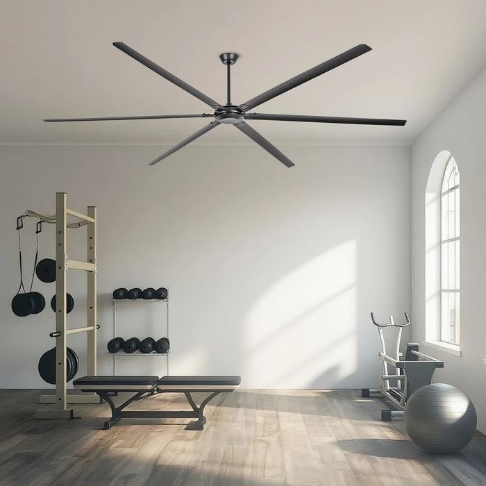 120 Inch HVLS Fan Jupiter Industrial Aluminum Extra Large Ceiling Fan with Remote Control - Sweatfully