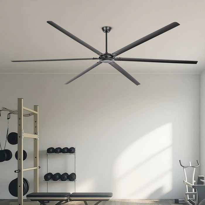 120 Inch HVLS Fan Jupiter Industrial Aluminum Extra Large Ceiling Fan with Remote Control - Sweatfully