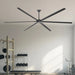 120 Inch HVLS Fan Jupiter Industrial Aluminum Extra Large Ceiling Fan with Remote Control - Sweatfully