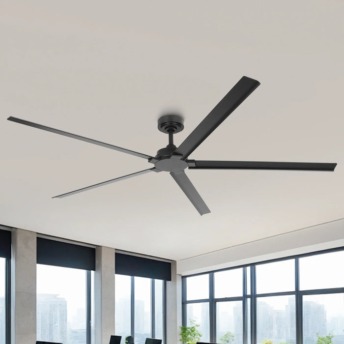 72 Inch 84 Inch Winni All-Aluminum IPX4 Outdoor Ceiling Fan with Remote Control - Sweatfully