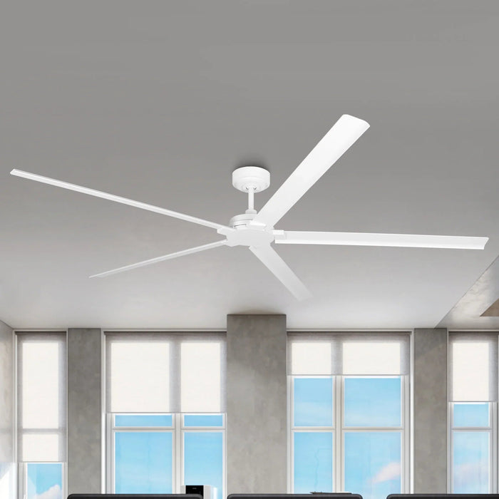 72 Inch 84 Inch Winni All-Aluminum IPX4 Outdoor Ceiling Fan with Remote Control - Sweatfully
