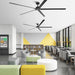 72 Inch 84 Inch Winni All-Aluminum IPX4 Outdoor Ceiling Fan with Remote Control - Sweatfully