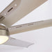 65 Inch Freda DC Motor Modern Downrod Ceiling Fan with LED Light and Remote Control - Sweatfully