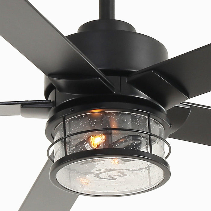 65" Modern Reversible Ceiling Fan with Lighting and Remote Control - Sweatfully