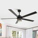 65" Modern Reversible Ceiling Fan with Lighting and Remote Control - Sweatfully