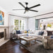 65" Modern Reversible Ceiling Fan with Lighting and Remote Control - Sweatfully