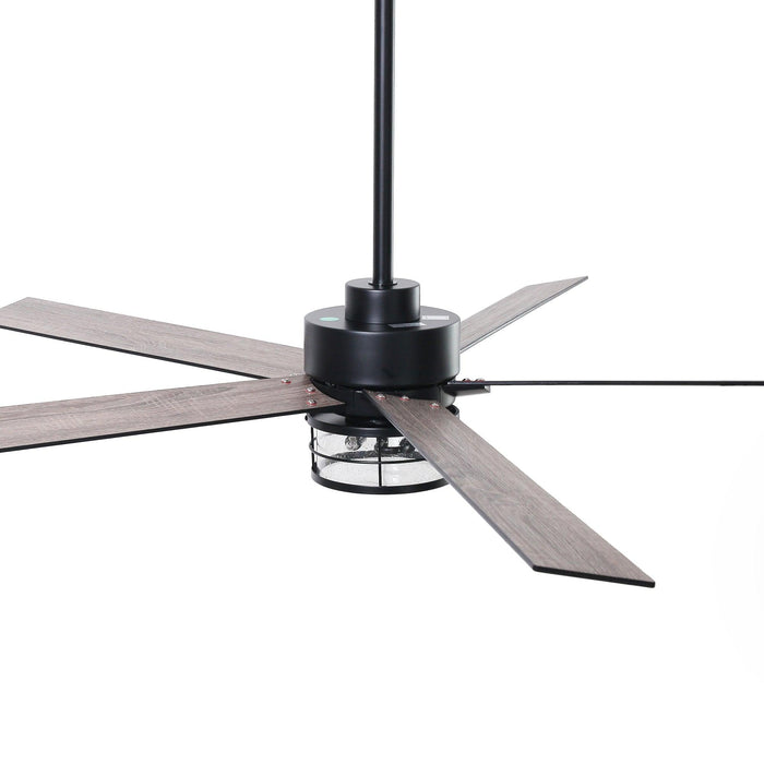65" Modern Reversible Ceiling Fan with Lighting and Remote Control - Sweatfully
