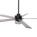 65" Modern Reversible Ceiling Fan with Lighting and Remote Control - Sweatfully