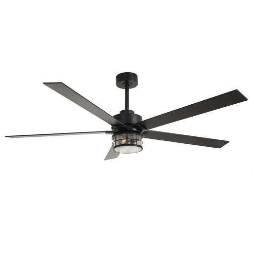 65" Modern Reversible Ceiling Fan with Lighting and Remote Control - Sweatfully