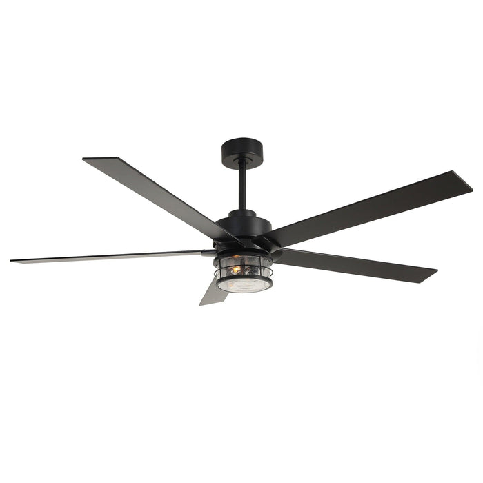 65" Modern Reversible Ceiling Fan with Lighting and Remote Control - Sweatfully