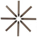 65 Inch Teresa Modern Double-sided Blades Ceiling Fan with Remote Control and LED Light - Sweatfully
