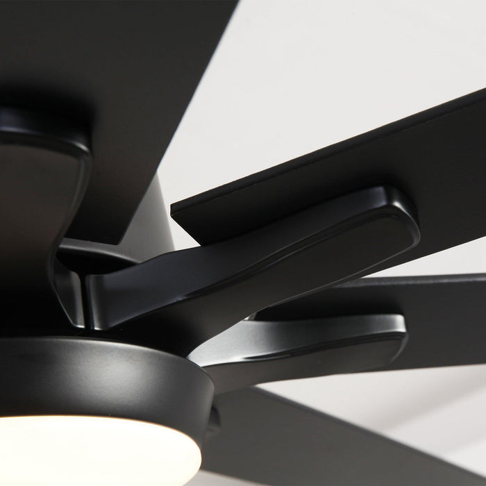 65 Inch Teresa Modern Double-sided Blades Ceiling Fan with Remote Control and LED Light - Sweatfully