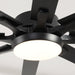 65 Inch Teresa Modern Double-sided Blades Ceiling Fan with Remote Control and LED Light - Sweatfully