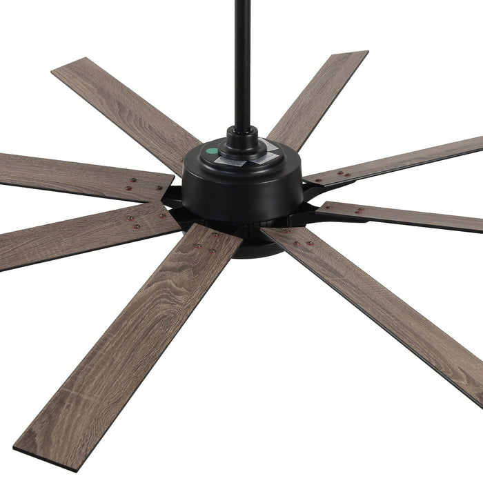 65 Inch Teresa Modern Double-sided Blades Ceiling Fan with Remote Control and LED Light - Sweatfully