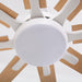 65 Inch Teresa Modern Double-sided Blades Ceiling Fan with Remote Control and LED Light - Sweatfully
