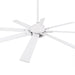 65 Inch Teresa Modern Double-sided Blades Ceiling Fan with Remote Control and LED Light - Sweatfully