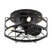 13" Madurai Farmhouse Flush Mount Reversible Ceiling Fan with Lighting and Remote Control - Sweatfully