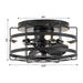 13" Madurai Farmhouse Flush Mount Reversible Ceiling Fan with Lighting and Remote Control - Sweatfully