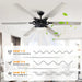 70" Madhya Industrial Ceiling Fan with Remote Control - Sweatfully