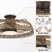 27" Farmhouse Reversible Flush Mount Ceiling Fan - Sweatfully