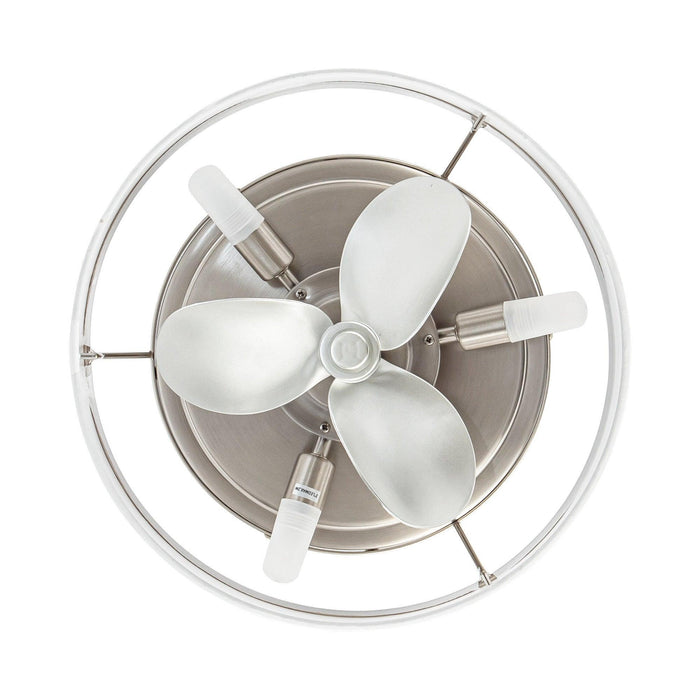 Vaczon 13" Modern Flush Mount Ceiling Fan - Sweatfully