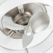 Vaczon 13" Modern Flush Mount Ceiling Fan - Sweatfully