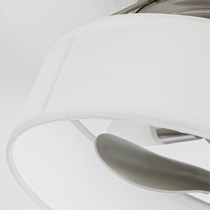 Vaczon 13" Modern Flush Mount Ceiling Fan - Sweatfully