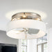 Vaczon 13" Modern Flush Mount Ceiling Fan - Sweatfully