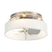 Vaczon 13" Modern Flush Mount Ceiling Fan - Sweatfully