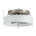 Vaczon 13" Modern Flush Mount Ceiling Fan - Sweatfully
