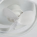 Vaczon 13" Flush Mount Caged Fan with Light and Remote Control - Sweatfully