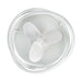 Vaczon 13" Flush Mount Caged Fan with Light and Remote Control - Sweatfully