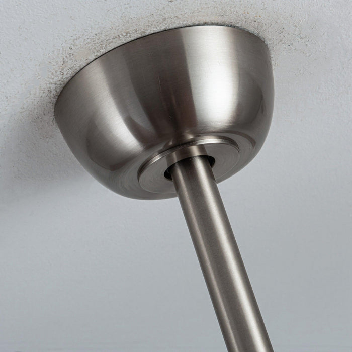 65" Fury Farmhouse DC Motor Downrod Mount Ceiling Fan with Lighting and Remote Control - Sweatfully