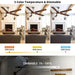 65" Fury Farmhouse DC Motor Downrod Mount Ceiling Fan with Lighting and Remote Control - Sweatfully